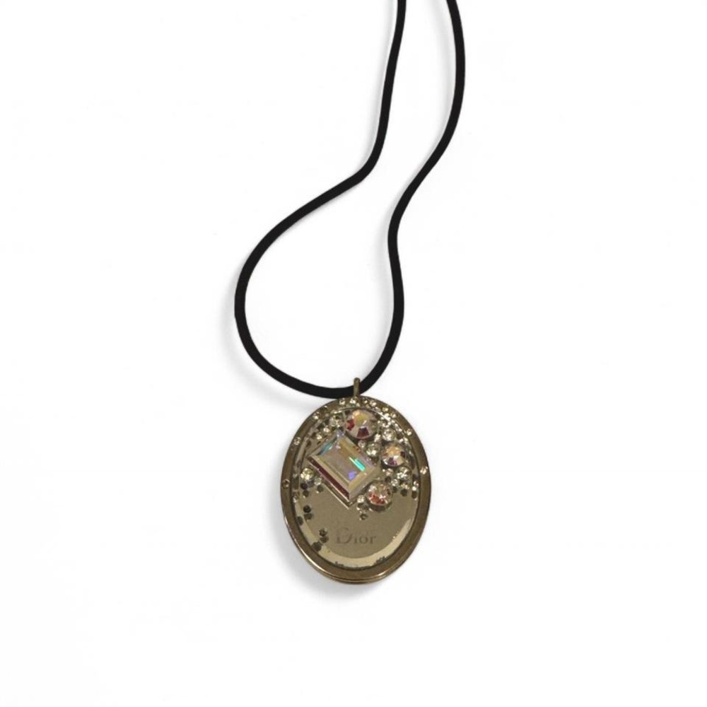 Dior Crystal Lip Gloss Crystal Necklace Rare